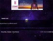 Tablet Screenshot of cosmicrecoding.net